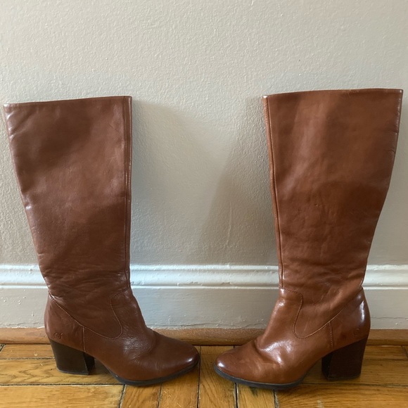 Børn Heeled Leather Boots - Picture 3 of 6